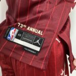 Kit Conjunto Camiseta Regata e Bermuda Short Basquete NBA All-Star Game Time Oeste 23 LeBron James Statement Edition Jordan Vermelho 2024 - Imagem 10