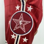 Kit Conjunto Camiseta Regata e Bermuda Short Basquete NBA All-Star Game Time Oeste 23 LeBron James Statement Edition Jordan Vermelho 2024 - Imagem 20