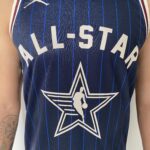 Kit Conjunto Camiseta Regata e Bermuda Short  Basquete NBA All-Star Game Time Leste 34 Giannis Antetokounmpo Statement Edition Jordan Azul 2024 - Imagem 4