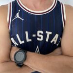 Kit Conjunto Camiseta Regata e Bermuda Short  Basquete NBA All-Star Game Time Leste 34 Giannis Antetokounmpo Statement Edition Jordan Azul 2024 - Imagem 5