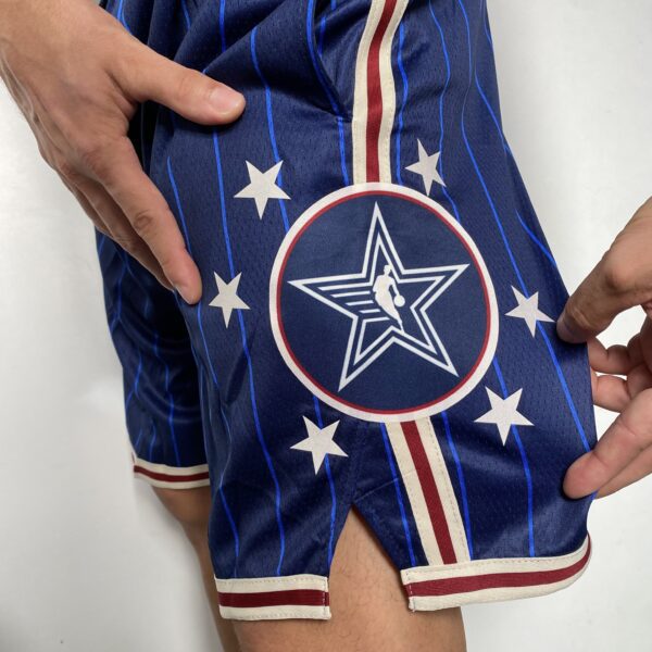 Kit Conjunto Camiseta Regata e Bermuda Short  Basquete NBA All-Star Game Time Leste 34 Giannis Antetokounmpo Statement Edition Jordan Azul 2024 - Imagem 15