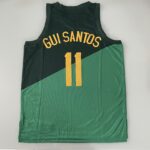 Camiseta Regata Basquete Brasil Gui Santos 11 Verde 2024 Nike - Imagem 26