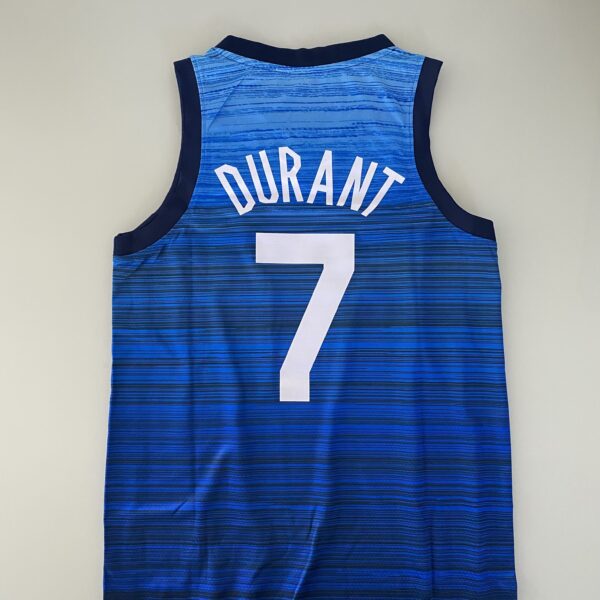 Camiseta Regata Basquete USA EUA Seleção Estados Unidos Durant 7 2020 Nike Azul - Imagem 25