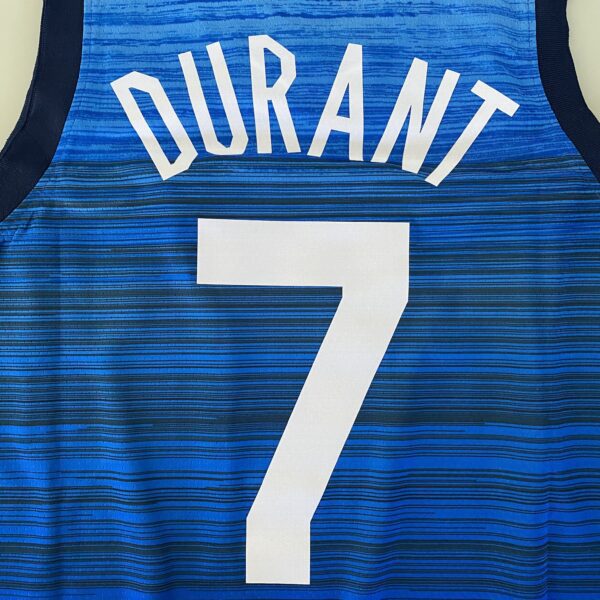 Camiseta Regata Basquete USA EUA Seleção Estados Unidos Durant 7 2020 Nike Azul - Imagem 27