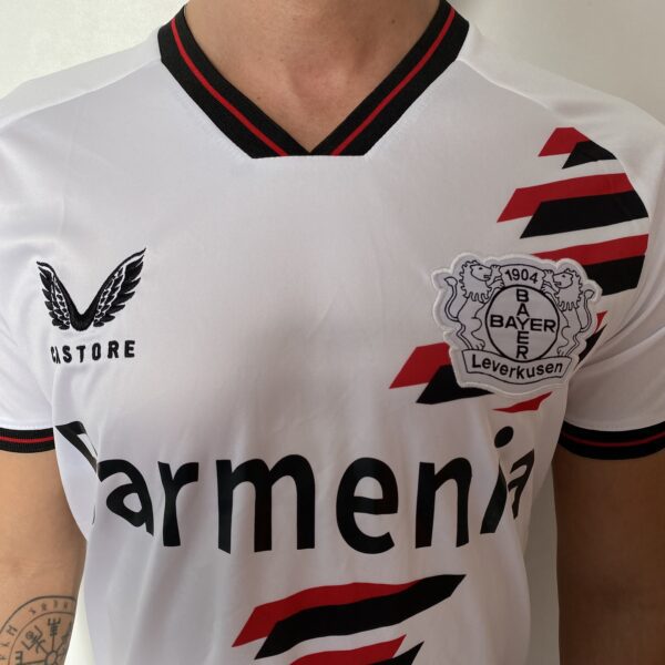 Camisa Bayer Leverkusen Away - Versão Torcedor 2024 - Branca - Castore - Imagem 7