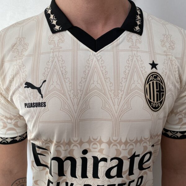 Camisa Milan Third Off White Torcedor 2024 Puma Pleasures - Imagem 3