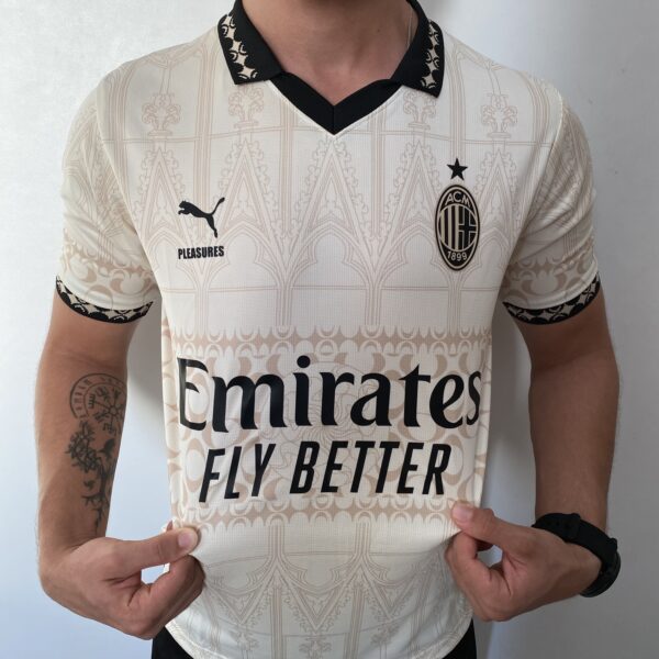 Camisa Milan Third Off White Torcedor 2024 Puma Pleasures - Imagem 6