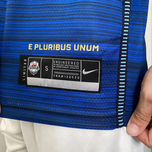 Camiseta Regata Basquete USA EUA Seleção Estados Unidos Durant 7 2020 Nike Azul - Imagem 10