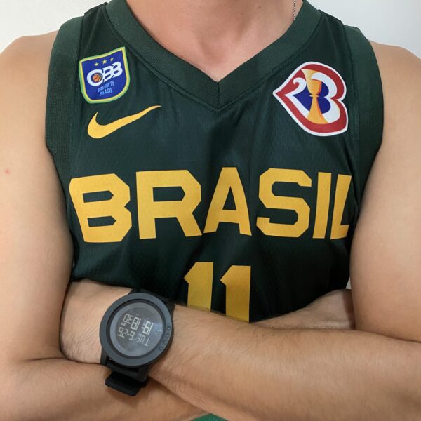 Camiseta Regata Basquete Brasil Gui Santos 11 Verde 2024 Nike - Imagem 8
