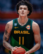 Camiseta Regata Basquete Brasil Gui Santos 11 Verde 2024 Nike - Imagem 28