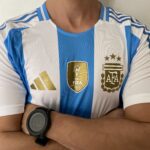 Camisa Seleção Argentina Home Patch Copa do Mundo Catar 2024/25 Adidas - Versão Jogador - Imagem 7