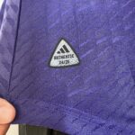 Camisa Real Madrid 4th Versão Jogador 2025 Edição Especial Adidas Y-3 Roxa - Imagem 12