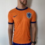 Camisa Seleção Holanda Home Versão Jogador EuroCopa 2024 Laranja Nike - Imagem 2
