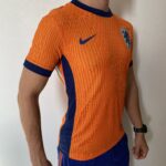 Camisa Seleção Holanda Home Versão Jogador EuroCopa 2024 Laranja Nike - Imagem 9