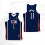 Camiseta Regata Basquete USA EUA Seleção Estados Unidos Olimpíadas Paris 2024 Azul Nike - Imagem 2
