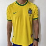 Camisa Retrô Clássica Seleção Brasileira Brasil – Nike Masculina – Amarela – 1998