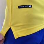 Camisa Retrô Clássica Seleção Brasileira Brasil – Ronaldo 9 – Nike Masculina – Amarela – 1998 - Imagem 9
