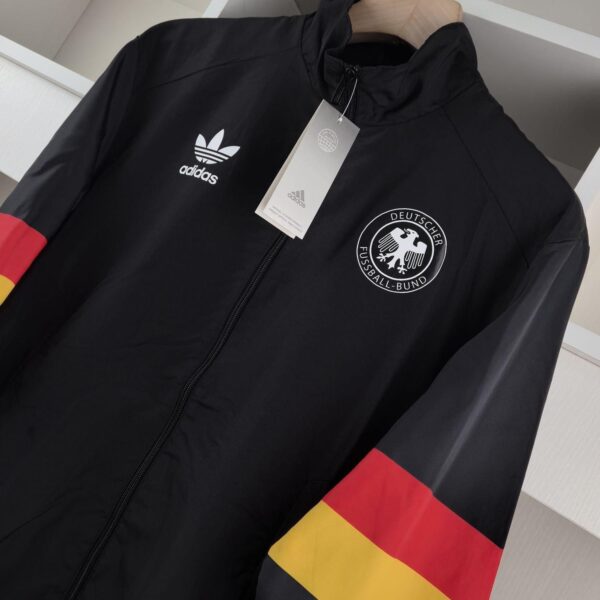 Casaco Alemanha Treino Preta 2024/2025 Adidas Preto - Imagem 4