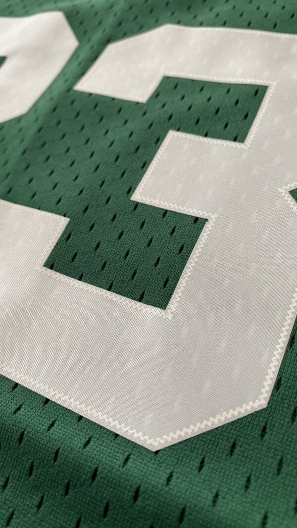 Camiseta Regata Basquete NBA Boston Celtics 33 Larry Bird Mitchell & Ness Verde 1985/86 - Imagem 20