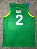 Camiseta Regata Basquete Brasil Olimpíadas Caboclo 51 2024 Paris Verde 2024-2025 Nike - Imagem 7