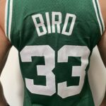 Camiseta Regata Basquete NBA Boston Celtics 33 Larry Bird Mitchell & Ness Verde 1985/86 - Imagem 15
