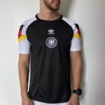Camisa Seleção Alemanha Pré-Jogo 2024/25 - Torcedor Masculina - Preto EuroCopa 2024 Adidas - Imagem 3