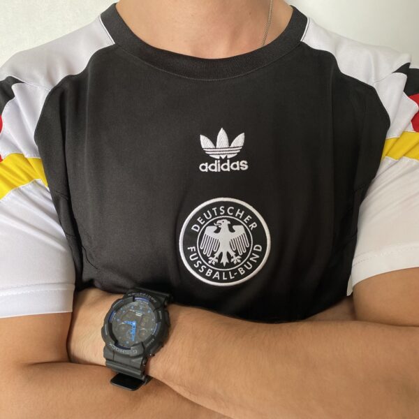 Camisa Seleção Alemanha Pré-Jogo 2024/25 - Torcedor Masculina - Preto EuroCopa 2024 Adidas - Imagem 4