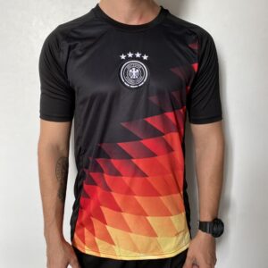 Camisa Seleção Alemanha Pré-Jogo 2024/25 - Torcedor Masculina - Preto Predominante - EuroCopa 2024 Adidas