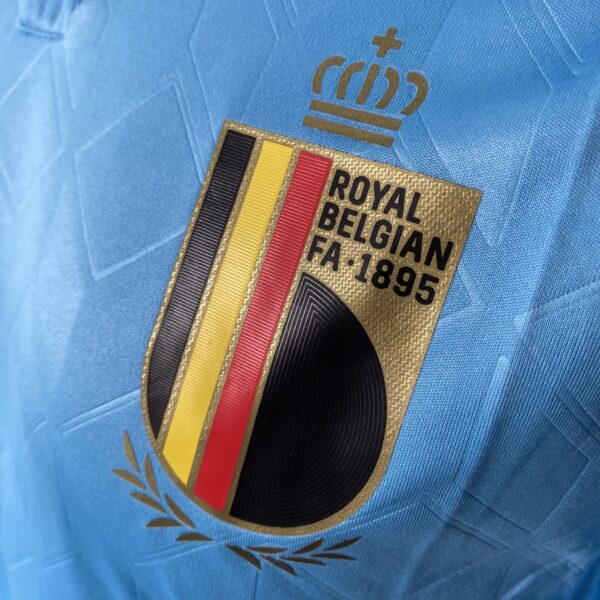 Camisa Seleção Bélgica Away Versão Jogador EuroCopa 2024/25 Adidas Azul - Imagem 5