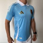 Camisa Seleção Bélgica Away Versão Jogador EuroCopa 2024/25 Adidas Azul - Imagem 11