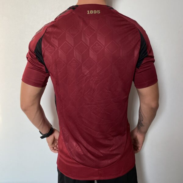 Camisa Seleção Bélgica Home Versão Jogador EuroCopa 2024/25 Adidas Vermelha - Imagem 14