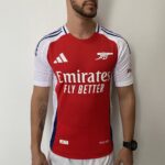 Camisa Arsenal Home Versão Jogador 24/2025 Vermelha Adidas - Imagem 2