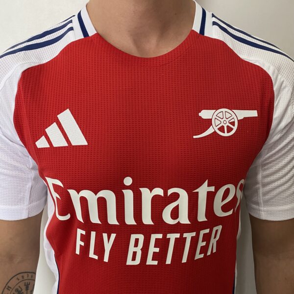 Camisa Arsenal Home Versão Jogador 24/2025 Vermelha Adidas - Imagem 3