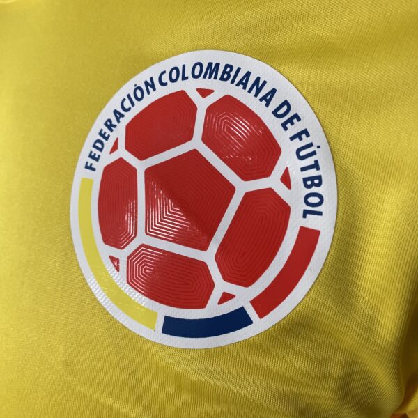Camisa Seleção Colômbia Home Versão Jogador Copa América 2024/25 Amarela Adidas - Imagem 4