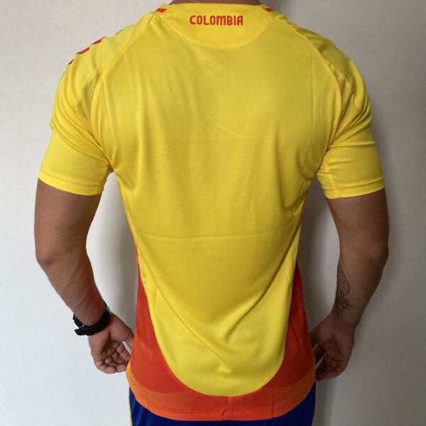 Camisa Seleção Colômbia Home Versão Jogador Copa América 2024/25 Amarela Adidas - Imagem 14