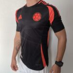 Camisa Seleção Colômbia Away Versão Jogador Copa América 2024/25 Preta Adidas - Imagem 5