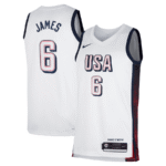 Camiseta Regata Basquete USA EUA Seleção Estados Unidos Jogos Olimpícos Paris 2024 Branca Nike - Imagem 14
