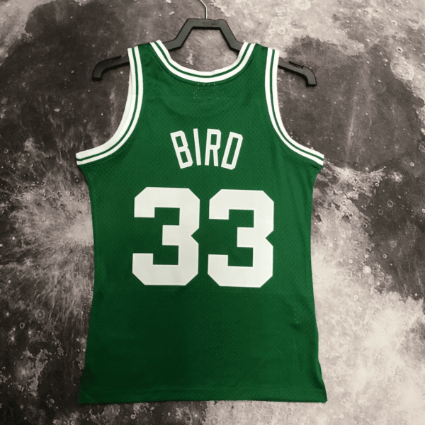 Camiseta Regata Basquete NBA Boston Celtics 33 Larry Bird Mitchell & Ness Verde 1985/86 - Imagem 27