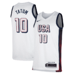 Camiseta Regata Basquete USA EUA Seleção Estados Unidos Jogos Olimpícos Paris 2024 Branca Nike - Imagem 17