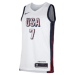 Camiseta Regata Basquete USA EUA Seleção Estados Unidos Jogos Olimpícos Paris 2024 Branca Nike - Imagem 19