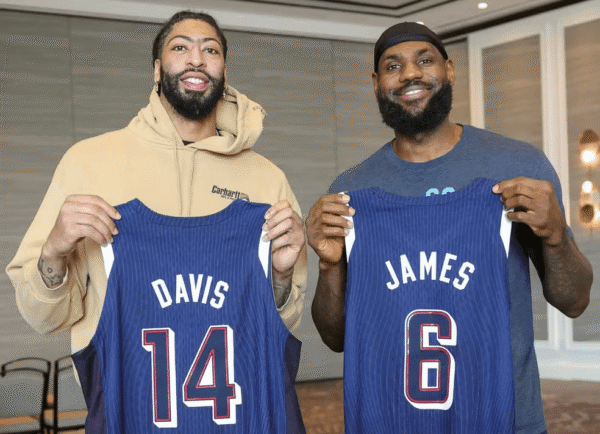 Camiseta Regata Basquete USA EUA Seleção Estados Unidos Olimpíadas Paris 2024 Azul Nike - Imagem 10