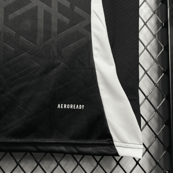 Camisa Seleção Alemanha Pré-Jogo 2024/25 - Torcedor Masculina - Preto Faixas - EuroCopa 2024 Adidas - Imagem 6