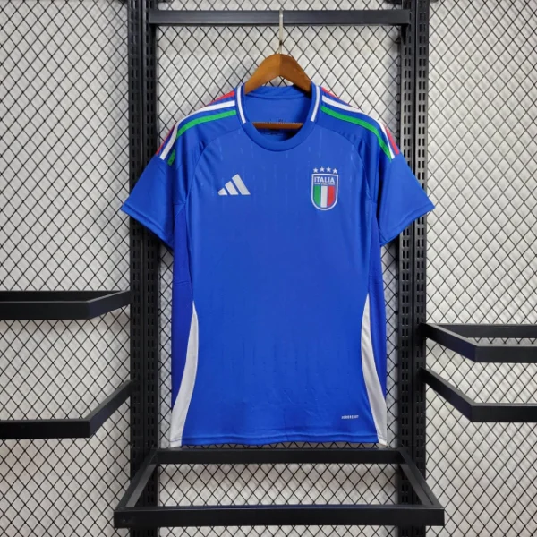 Camisa Seleção Itália Home Versão Jogador EuroCopa 2024 Azul Adidas - Imagem 16