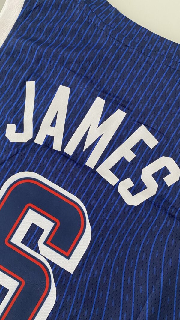 Camiseta Regata Basquete USA EUA Seleção Estados Unidos Olimpíadas Paris 2024 Azul Nike - Imagem 42