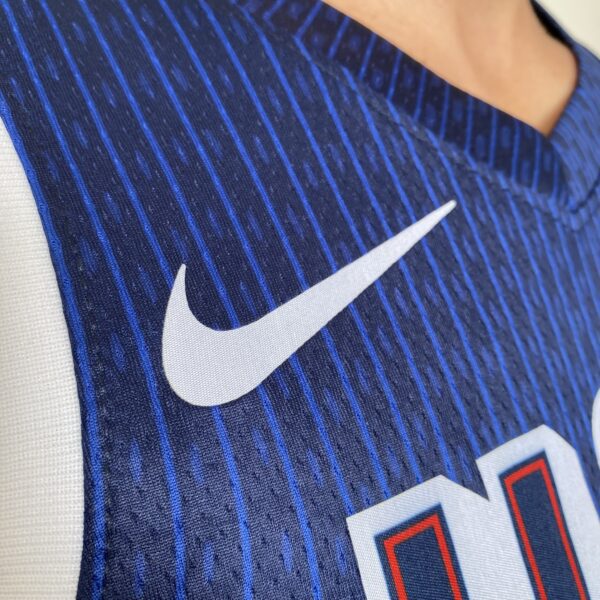 Camiseta Regata Basquete USA EUA Seleção Estados Unidos Olimpíadas Paris 2024 Azul Nike - Imagem 49
