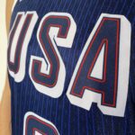 Camiseta Regata Basquete USA EUA Seleção Estados Unidos Olimpíadas Paris 2024 Azul Nike - Imagem 51