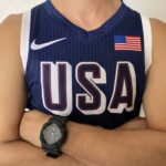Camiseta Regata Basquete USA EUA Seleção Estados Unidos Olimpíadas Paris 2024 Azul Nike - Imagem 52