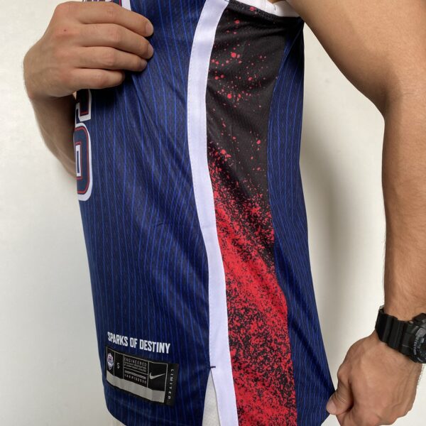 Camiseta Regata Basquete USA EUA Seleção Estados Unidos Olimpíadas Paris 2024 Azul Nike - Imagem 57
