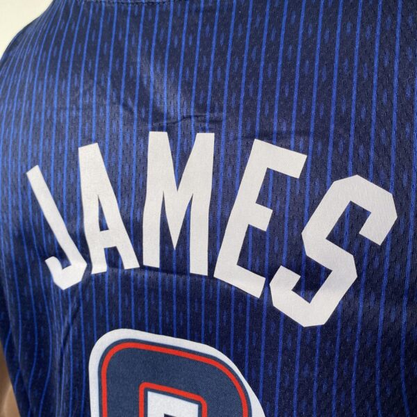 Camiseta Regata Basquete USA EUA Seleção Estados Unidos Olimpíadas Paris 2024 Azul Nike - Imagem 61
