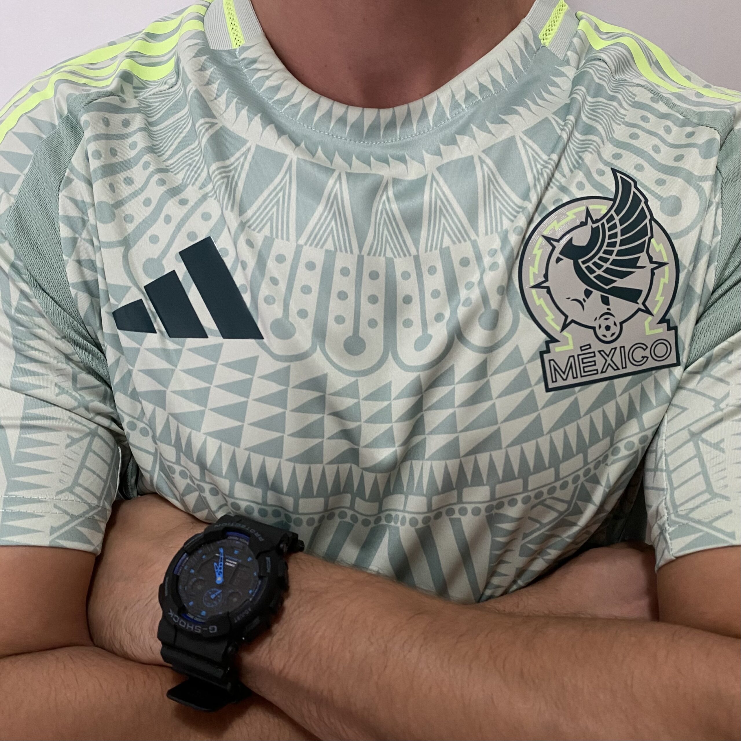 2024-08-20 16.31.33 Camisa Seleção do México Away Versão Jogador 2024 Adidas - Imagem 1